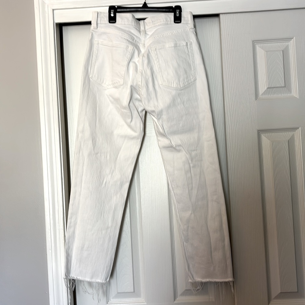 Gap cheeky straight high rise white denim Jeans!!! - Picture 7 of 7